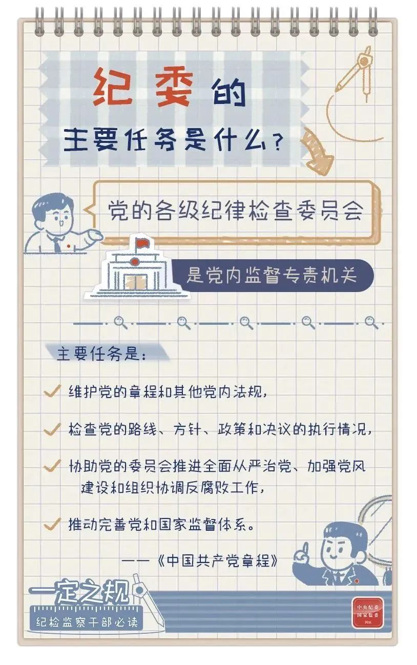 一定之规：纪委的主要任务是什么？